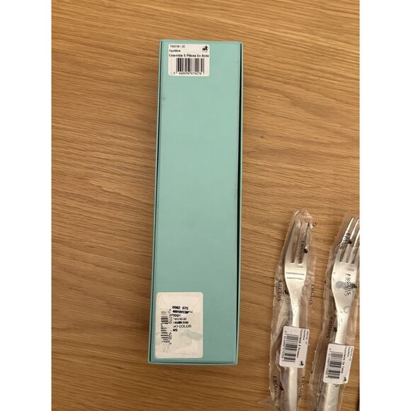 Ercuis France Equilibre 5 Piece Flatware Place Setting $270 Stainless Steel NEW - Picture 6 of 7